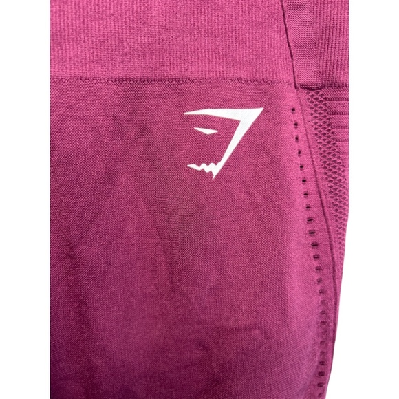 Gymshark Dry Moisture Management Perforated leggings Size XS Purple - Picture 2 of 7